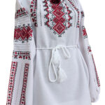 Ia Fraga - Ie tradițională cusută manual Ie tradițională, cusută manual pe pânză de bumbac, culori elegante și rezistente, ușor de asortat atât la o ținută modernă, cât și la o ținută tradițională. 