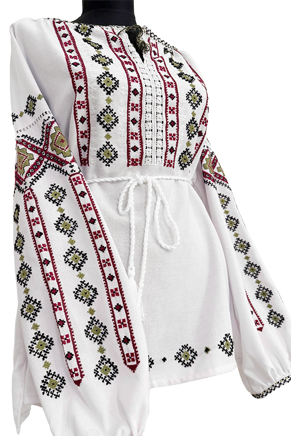 Ia-doamnei-Ie-traditionala-cusuta-manual Ie tradițională românească cusuta manual
